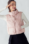 Cropped Puffer Vest