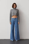 Cable Knit Crop Top