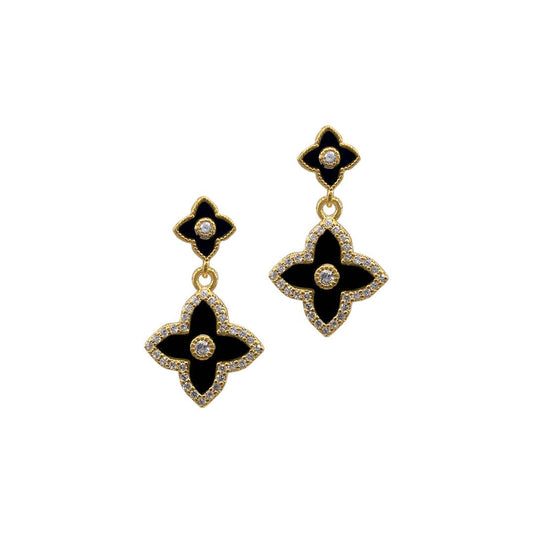 Clover Drop Earrings