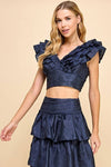 Ruffle Crop Top