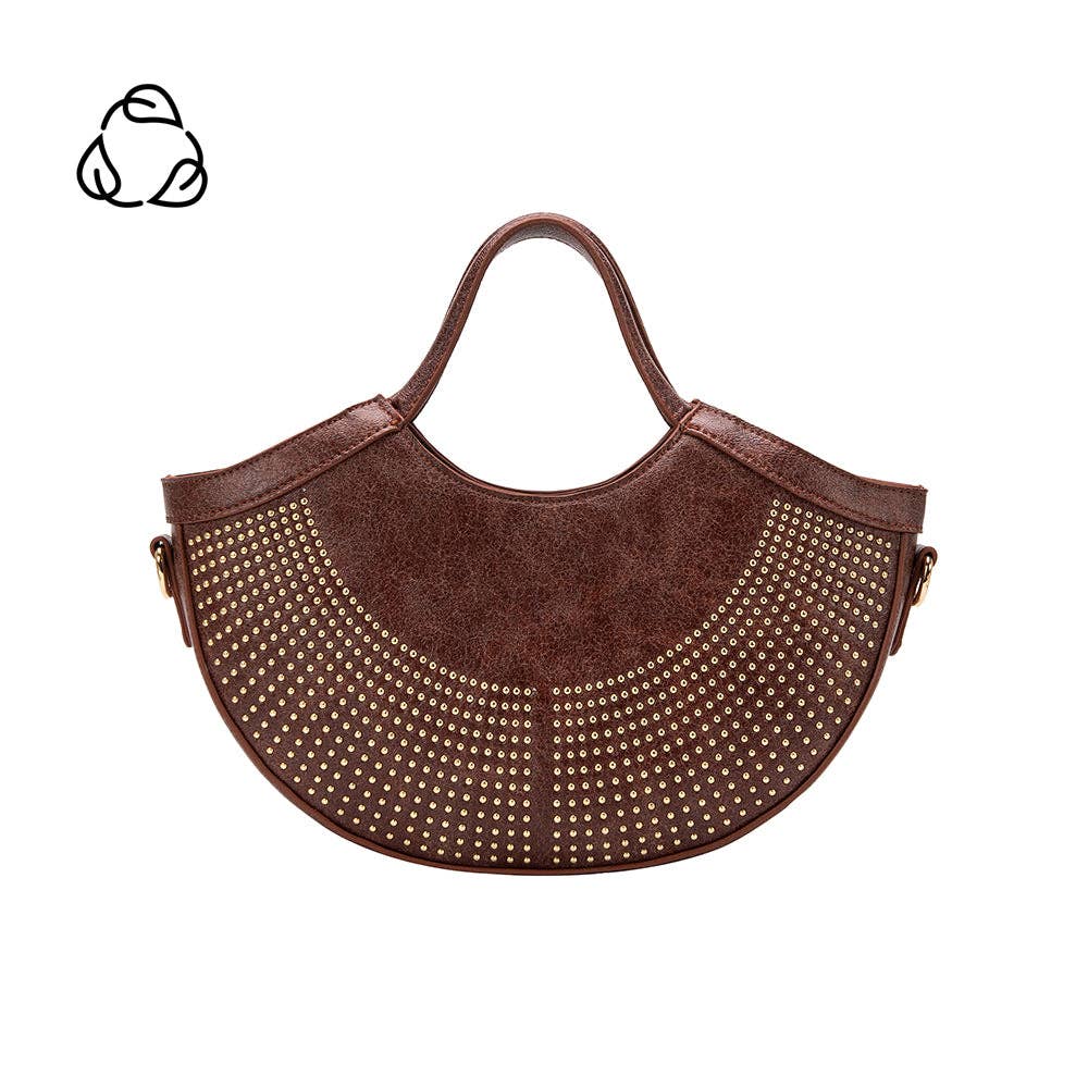 Kaylee Burgundy Recycled Vegan Top Handle Bag