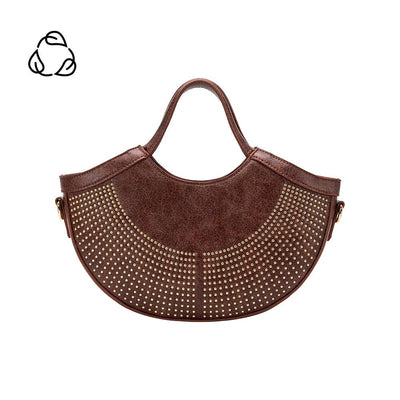 Kaylee Burgundy Recycled Vegan Top Handle Bag