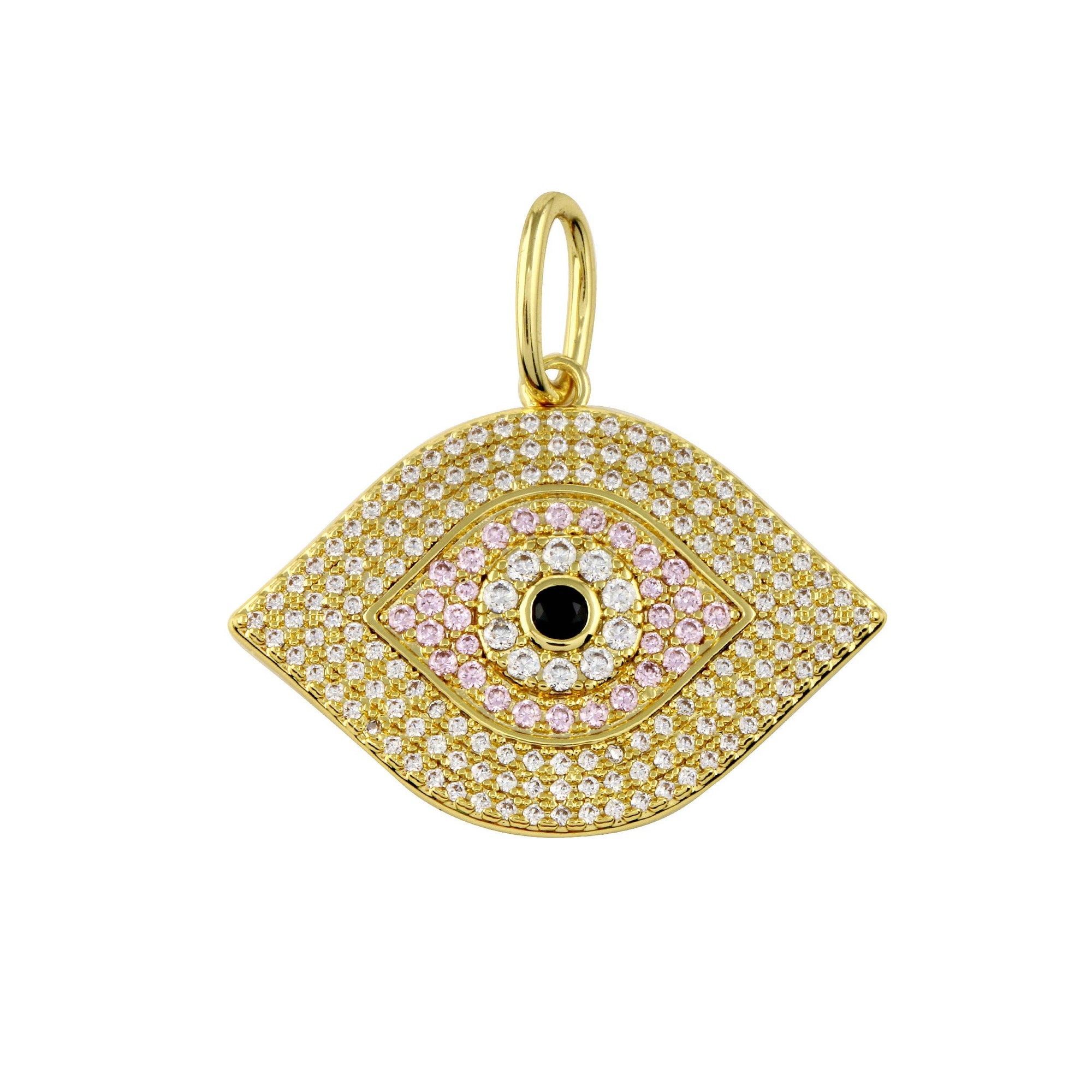 Evil Eye Pink Charm