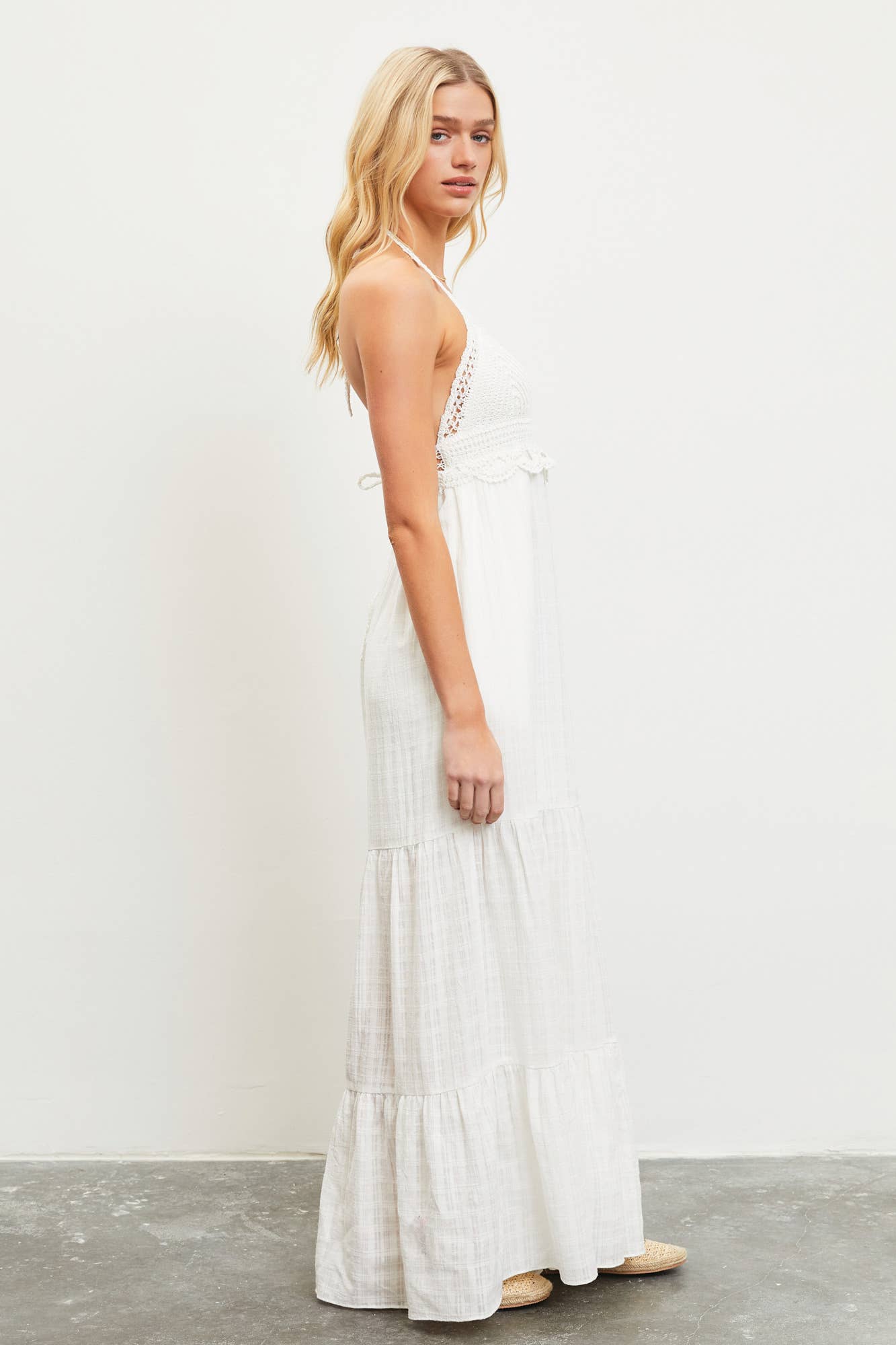 Crochet Halter Jumpsuit