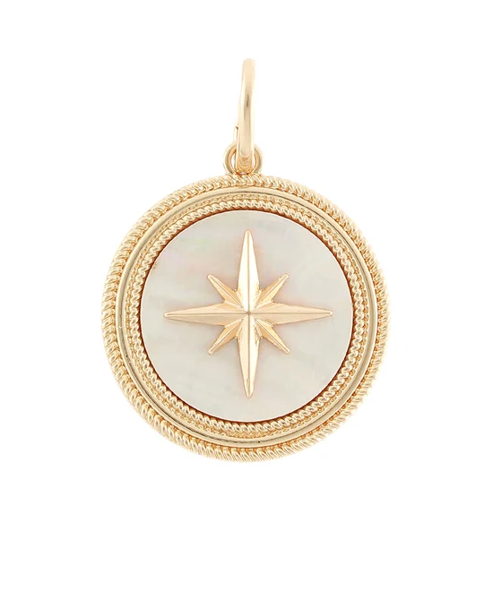 Compass Scarf Charm