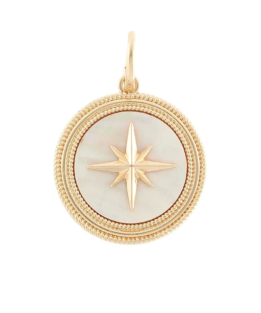 Compass Scarf Charm