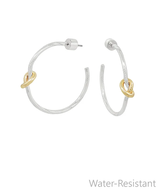 Porsha Two-Toned Hoops