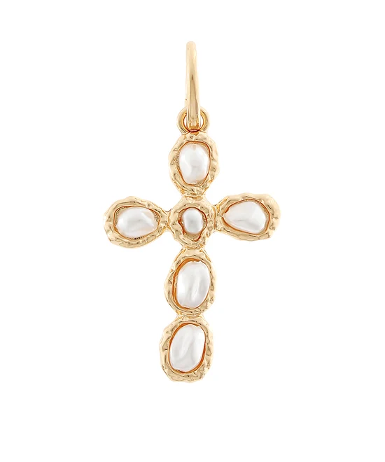 Stella Cross Scarf Charm