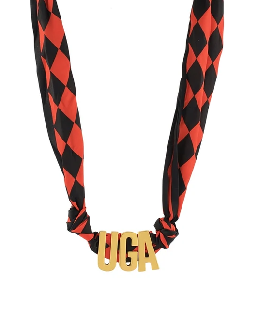 UGA Scarf Necklace
