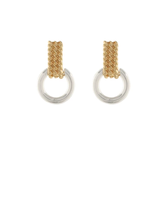 Alina Two-Toned Earrings
