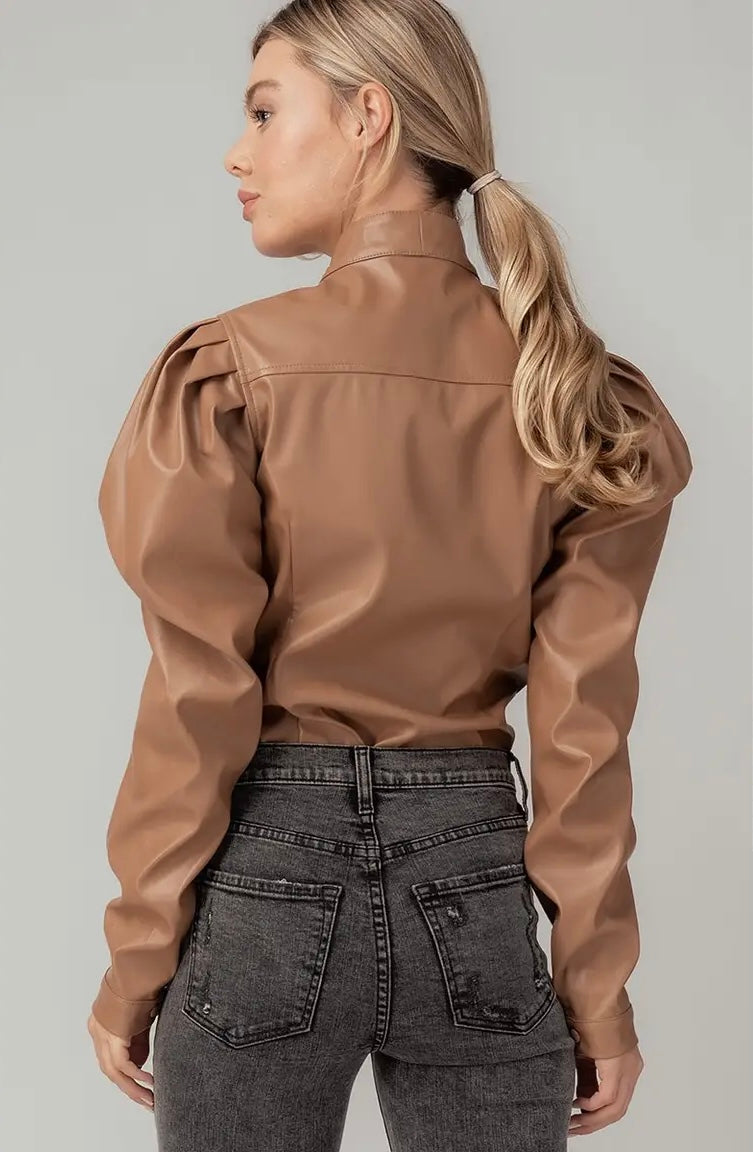 Here Faux The Leather