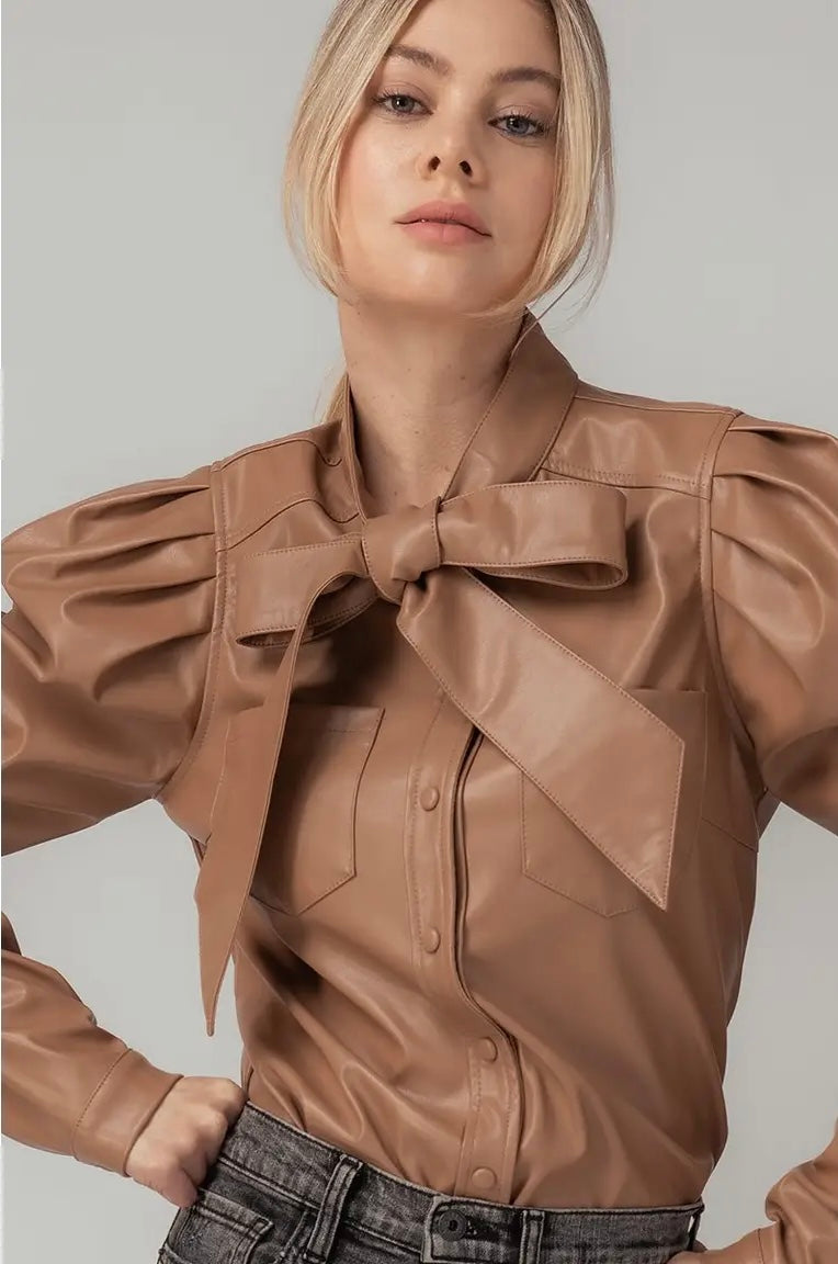 Here Faux The Leather