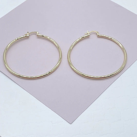 Luxe Large Hoops