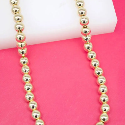 18kt Beaded Necklace